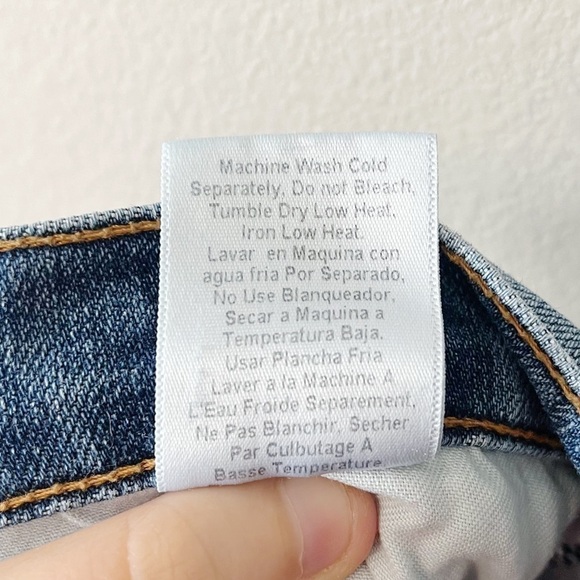 Current/Elliott The Stiletto Skinny Jeans Vintage NY Repair Medium Wash Size 27 - Picture 12 of 12